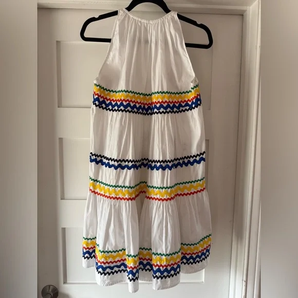 Lisa Marie Fernandez Colorful Striped Summer Dress - Picture 5 of 7